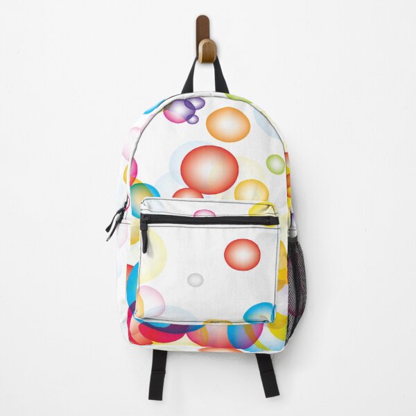 Item preview, Rainbow Bubbles with a White Background Abstract Art designed and sold by Bruce ALMIGHTY Baker.