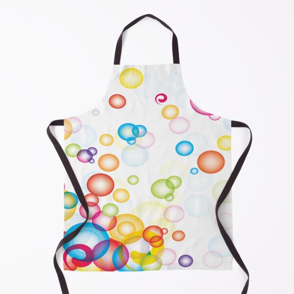 Item preview, Rainbow Bubbles with a White Background Abstract Art designed and sold by Bruce ALMIGHTY Baker.