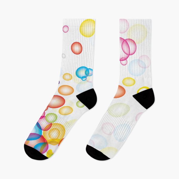 Item preview, Rainbow Bubbles with a White Background Abstract Art designed and sold by Bruce ALMIGHTY Baker.
