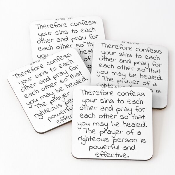 Item preview, Bible verse: James 5:16 designed and sold by john-3-16.