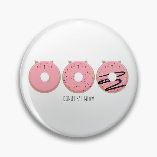Item preview, Donut Eat Meow, Donut Cat designed and sold by sanashibata.