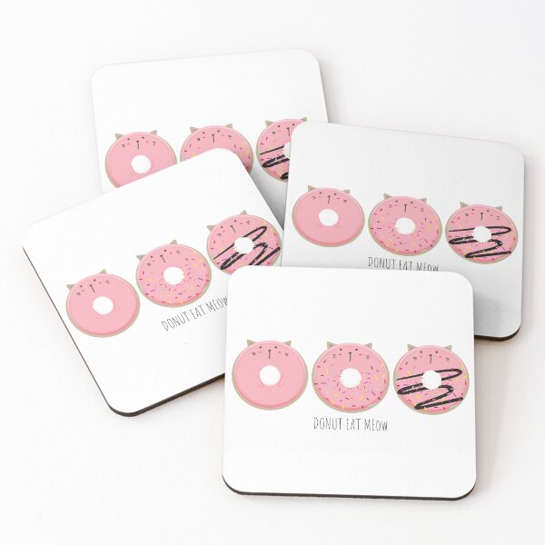 Item preview, Donut Eat Meow, Donut Cat designed and sold by sanashibata.