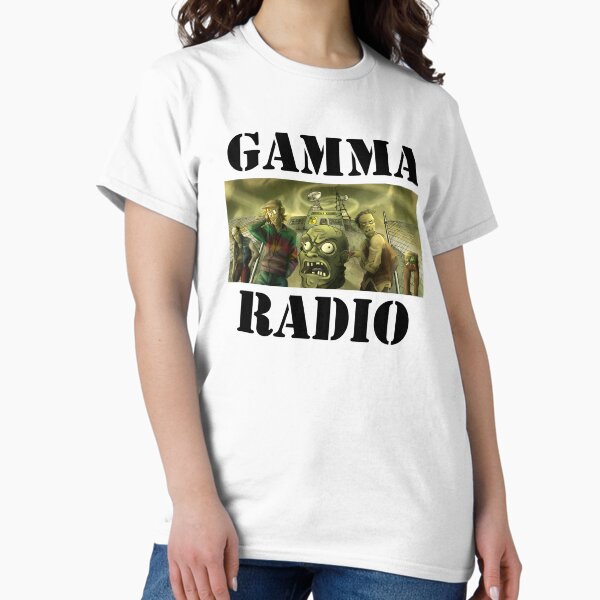 Gamma Radio Line Up - Black Text Classic T-Shirt