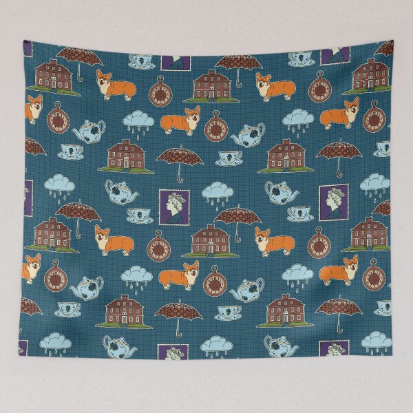 Item preview, English Symbols Pattern designed and sold by okpinsArtDesign.