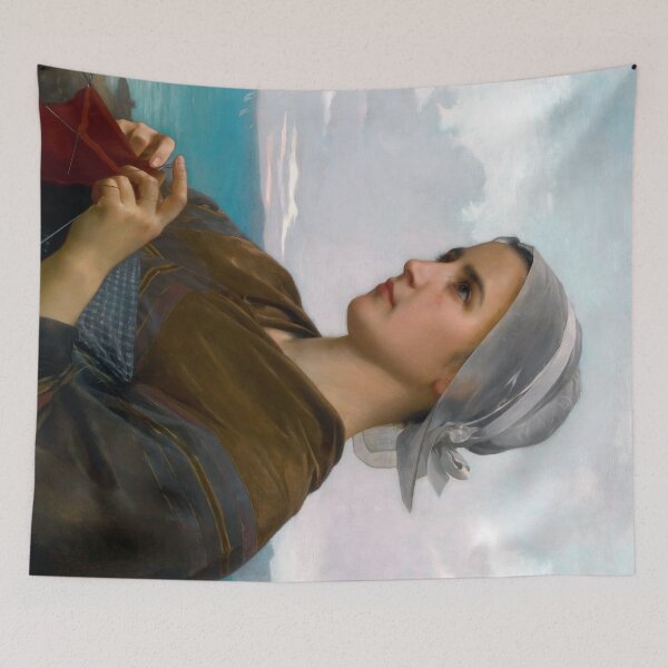 Item preview, Knitter de Bouguereau designed and sold by academic-art.