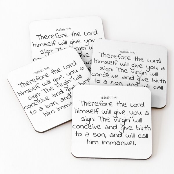 Item preview, Bible verse: Isaiah 7:14 designed and sold by john-3-16.