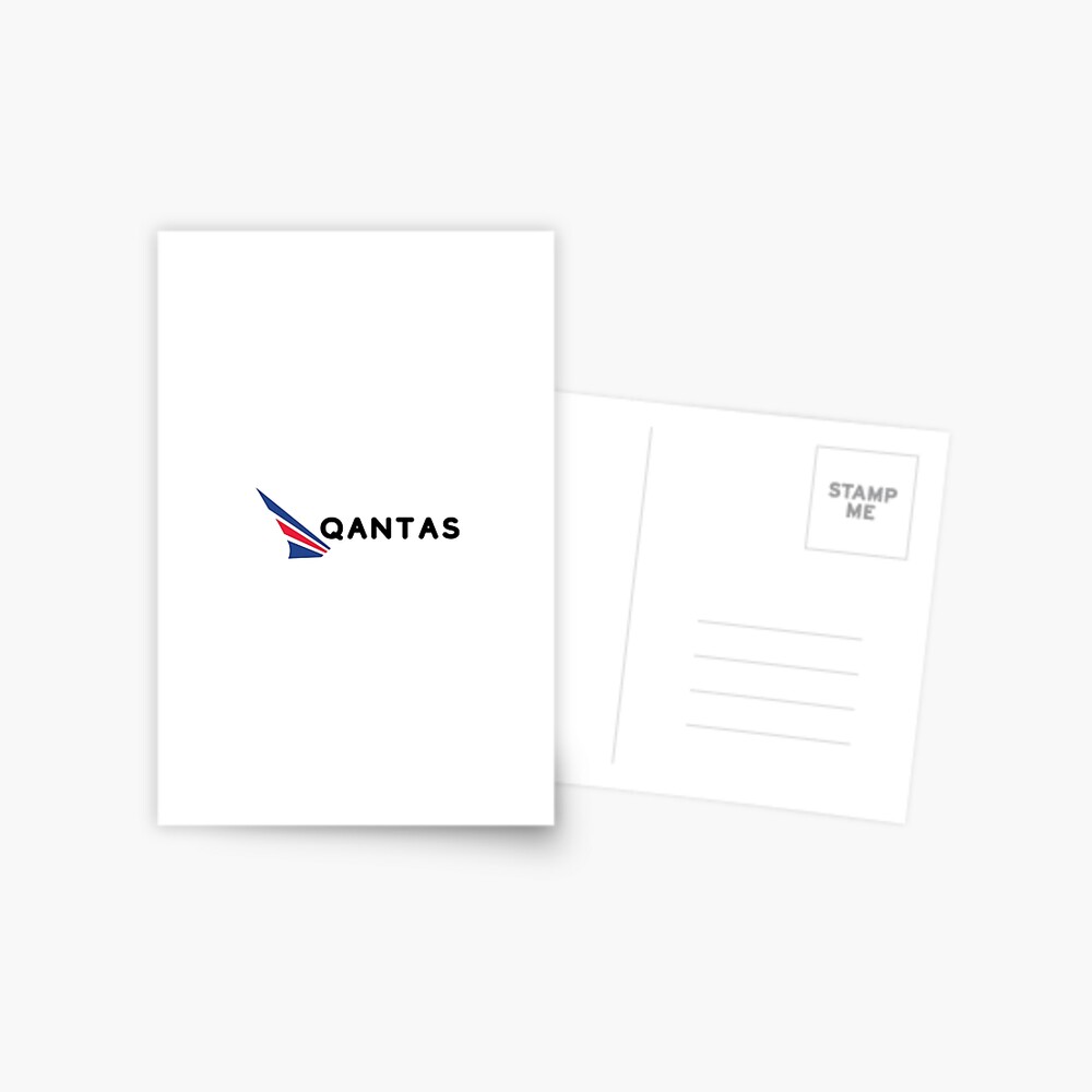 Louis Vuitton Airline Label Postcard Sticker - QANTAS
