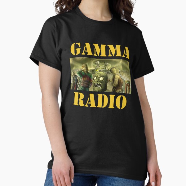 Gamma Radio Line Up - Yellow Text Classic T-Shirt