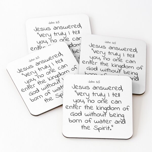 Item preview, Bible verse: John 3:5 designed and sold by john-3-16.