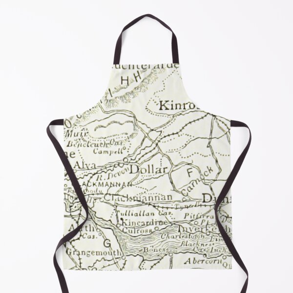 Item preview, DOLLAR & surrounding area map 1891 designed and sold by yourscotland.