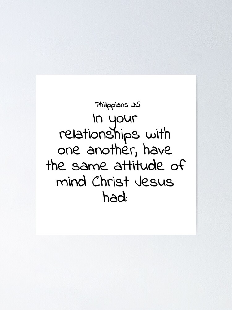 In Your Relationships With One Another {Poster}