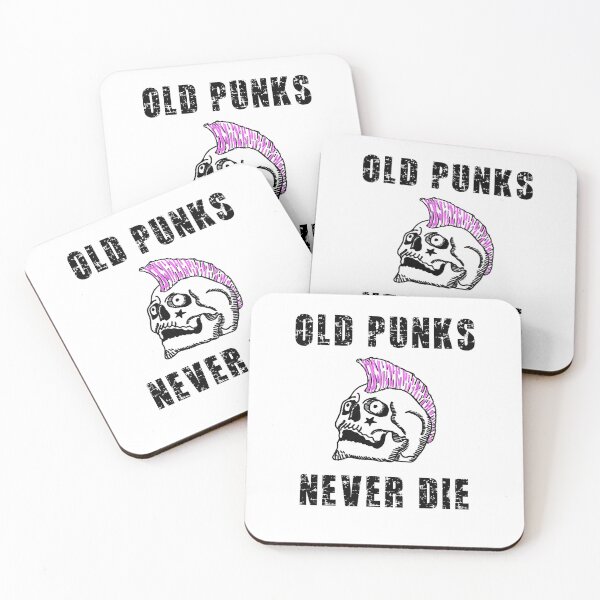 Item preview, Old Punks Never Die Skull, Punk Professional designed and sold by SportyDogShop.