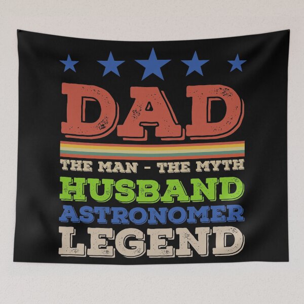 Item preview, Dad Husband Astronomer Legend - The Man The Myth - Vintage Profession Gift For Men designed and sold by ALITOPRINCE.
