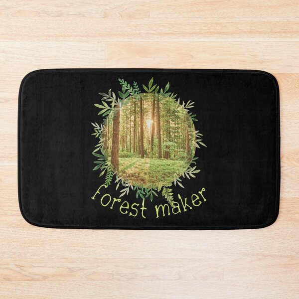 Item preview, Forest Maker Circle Leaf Frame Design designed and sold by EarthArtDesigns.