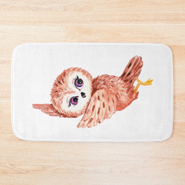 Item preview, Cool Forest Little owl. Watercolor Owl. Cool baby Owl. Owl for Kids. designed and sold by ZheltakovaIana.