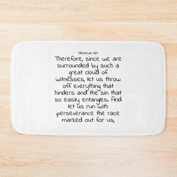 Item preview, Bible verse: Hebrews 12:1 designed and sold by john-3-16.