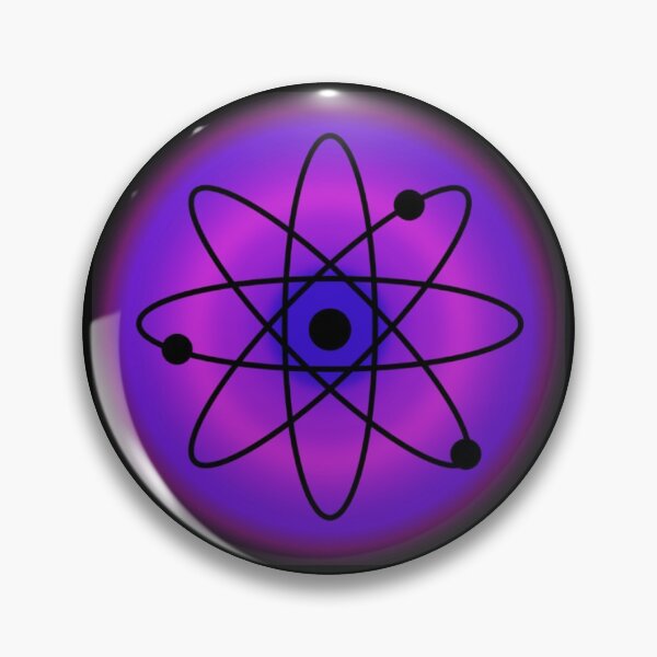 Item preview, Atom Symbol Purple  designed and sold by amanda150771.