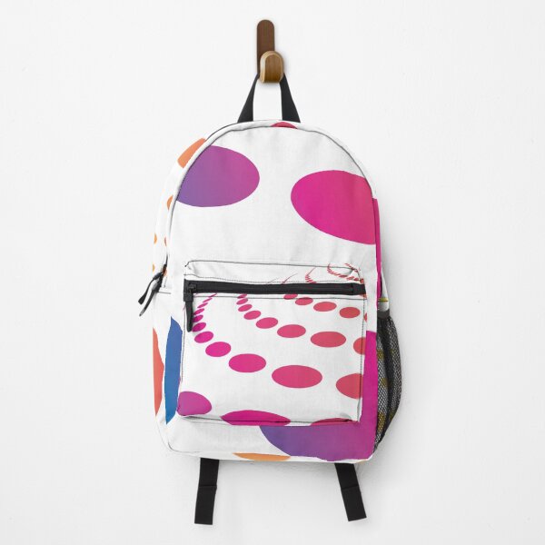Item preview, Arte abstracto con puntos de arcoíris sobre fondo blanco designed and sold by Bruce ALMIGHTY Baker.
