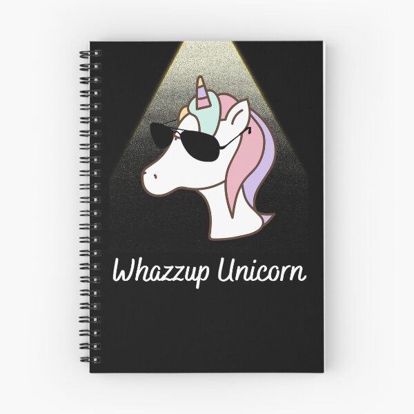 Item preview, Whazzup Unicorn on Black designed and sold by RiadMannan.