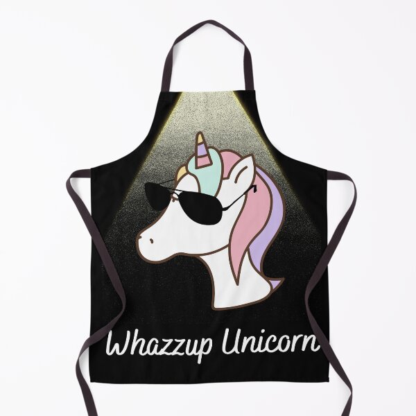 Item preview, Whazzup Unicorn on Black designed and sold by RiadMannan.