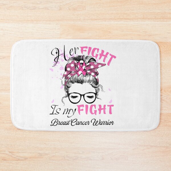 Item preview, Her Fight Is My Fight Breast Cancer Warrior designed and sold by rechardtee.