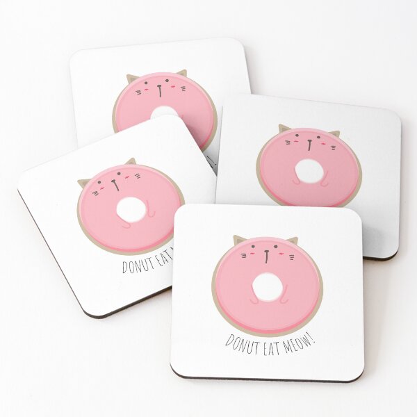 Item preview, Donut Eat Meow, Donut Cat designed and sold by sanashibata.