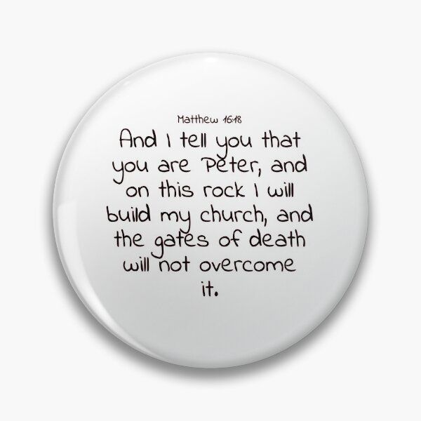 Item preview, Bible verse: Matthew 16:18 designed and sold by john-3-16.