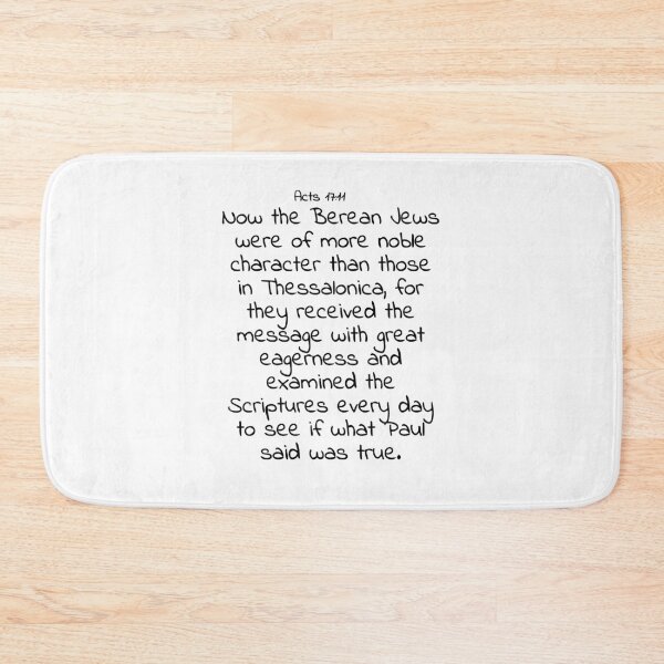 Item preview, Bible verse: Acts 17:11 designed and sold by john-3-16.