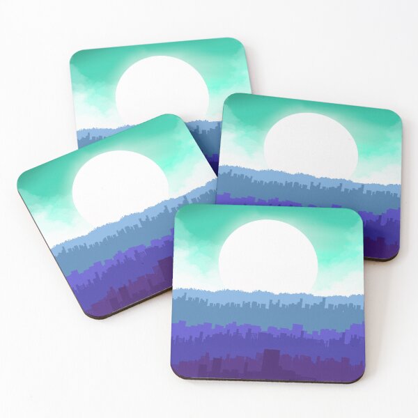 Item preview, Blue Cityscape  designed and sold by art-amIright.
