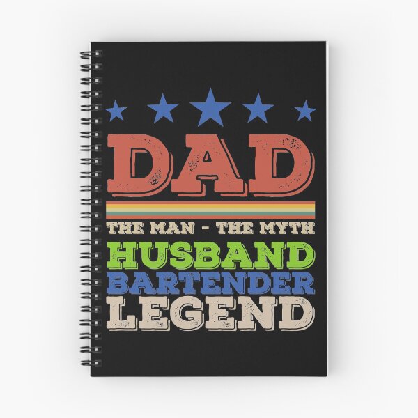 Item preview, Dad Husband Bartender Legend - The Man The Myth - Vintage Profession Gift For Men. designed and sold by ALITOPRINCE.