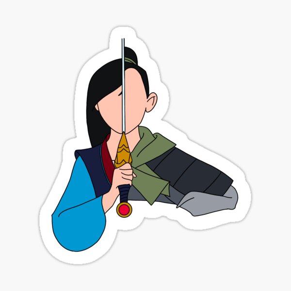 Mulan - Two Halves Sticker