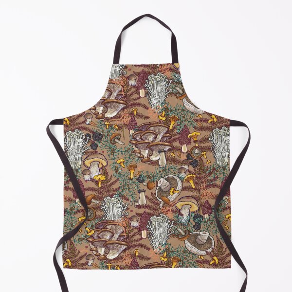 Item preview, Beige mushroom forest designed and sold by smalldrawing.