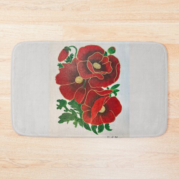 Item preview, Hollyhock Bouquet designed and sold by BobbieLynnMoore.