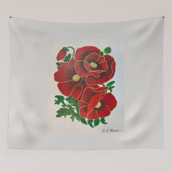 Item preview, Hollyhock Bouquet designed and sold by BobbieLynnMoore.