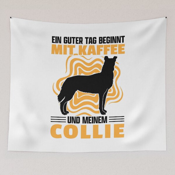 Item preview, Shorthair Collie and Coffee Scotland Collie saying designed and sold by madgrfx.