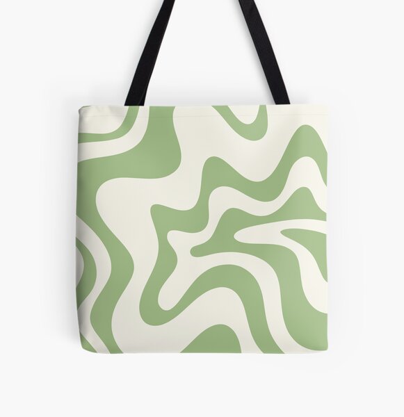 Sage green best sale tote bag