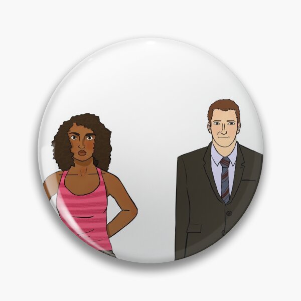 Item preview, Camille and Richard — Death in Paradise designed and sold by HibernianEmber.