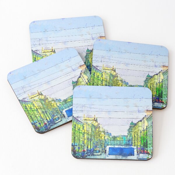 Item preview, A Sketch of St Petersburg, Russia Streets designed and sold by Kay Brewer.