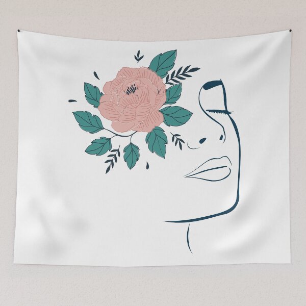 Item preview, Women With Flower Head designed and sold by SenGift.