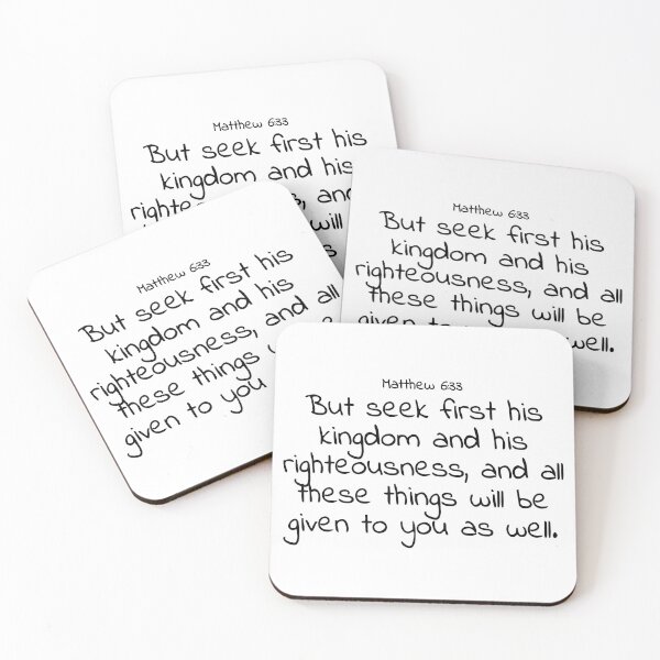 Item preview, Bible verse: Matthew 6:33 designed and sold by john-3-16.
