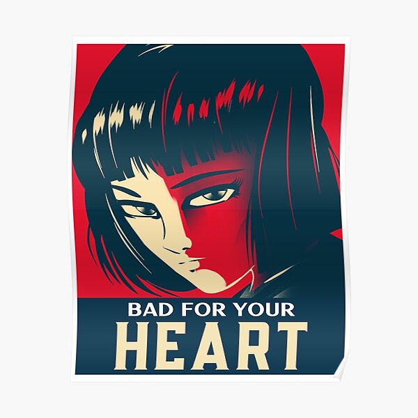 bad-for-your-heart-anime-poster-by-mada-official-redbubble