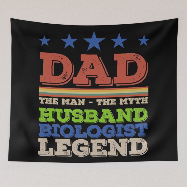 Item preview, Dad Husband Biologist Legend - The Man The Myth - Vintage Profession Gift For Men designed and sold by ALITOPRINCE.