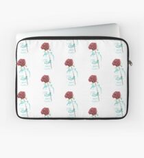Mason Jar Rose Laptop Sleeve