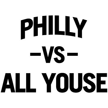 Philly's in the House - Phillies Flyers Eagles Sixers  Sticker for Sale by  OldSkoolMedia