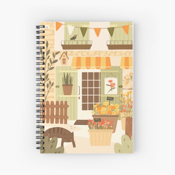 Item preview, Flower shop street view designed and sold by mikhaleeevich.