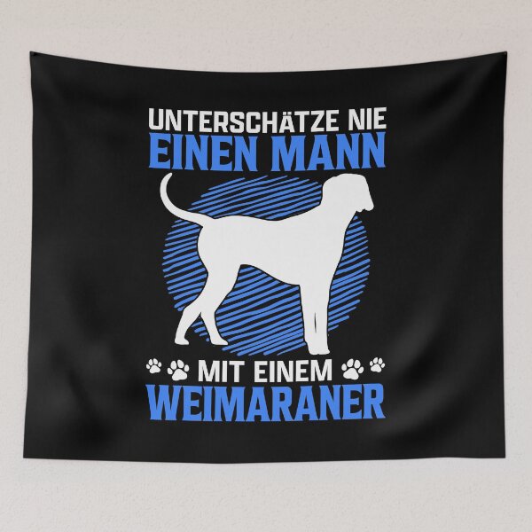 Item preview, Man with Weimaraner Hound dog owner designed and sold by madgrfx.
