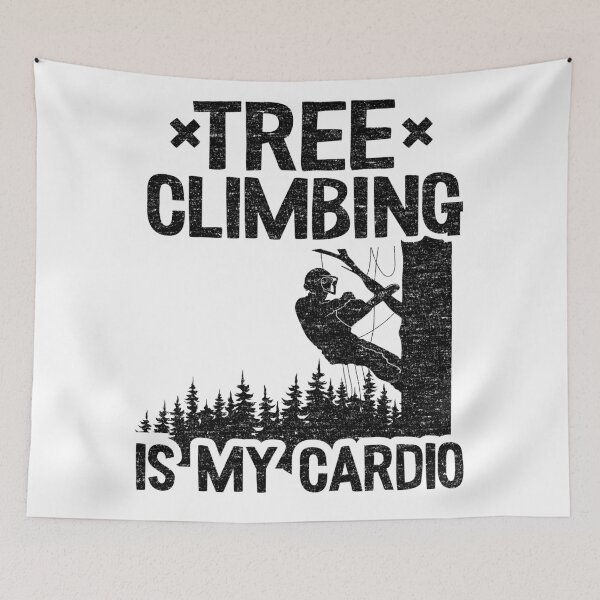 Item preview, Tree Climbing Is My Cardio Funny Arborist Gift Tree Work designed and sold by Stronzi.