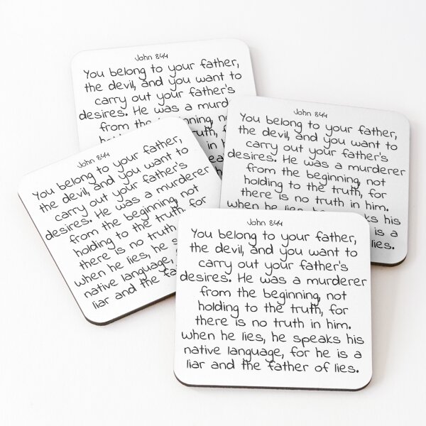 Item preview, Bible verse: John 8:44 designed and sold by john-3-16.