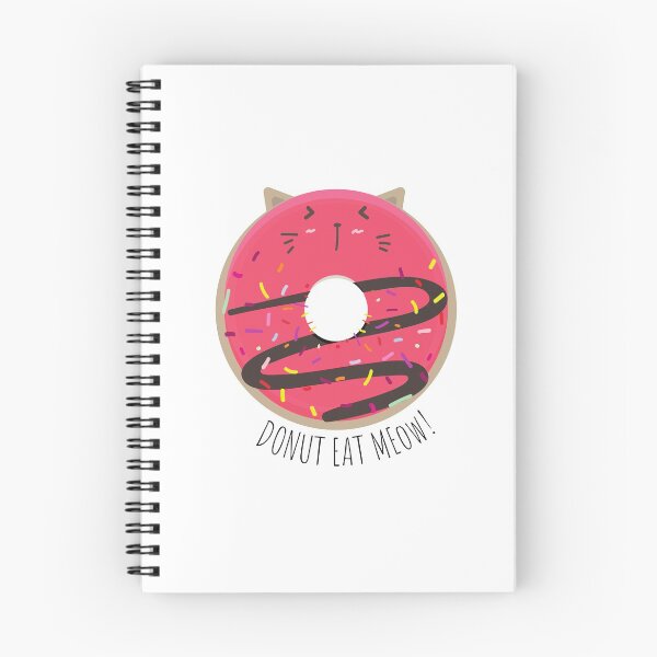 Item preview, Donut Eat Meow, Donut Cat Dark Pink designed and sold by sanashibata.
