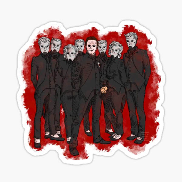 Ghost Band Shot Sticker